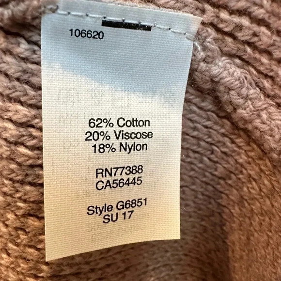 Madewell | Caramel Tan Province Cross-Back Pullover Sweater Size Medium M - Picture 11 of 13